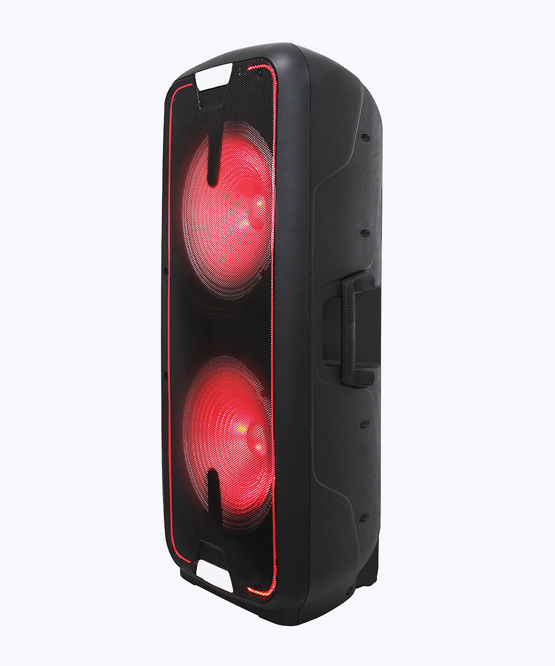 Lighted portable speaker