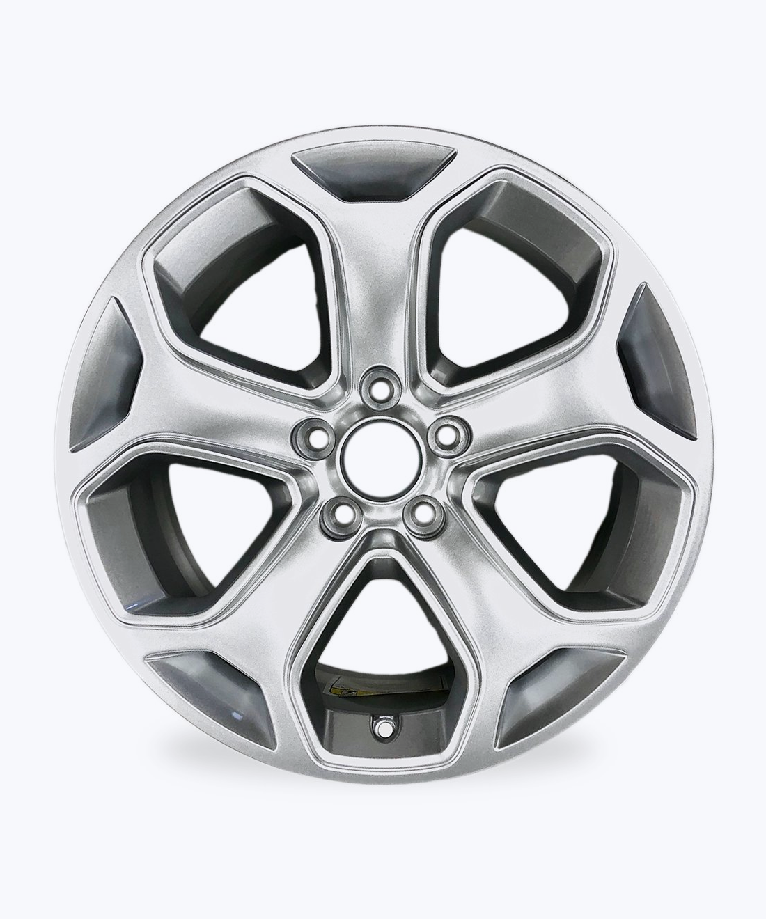 Silver wheels rims