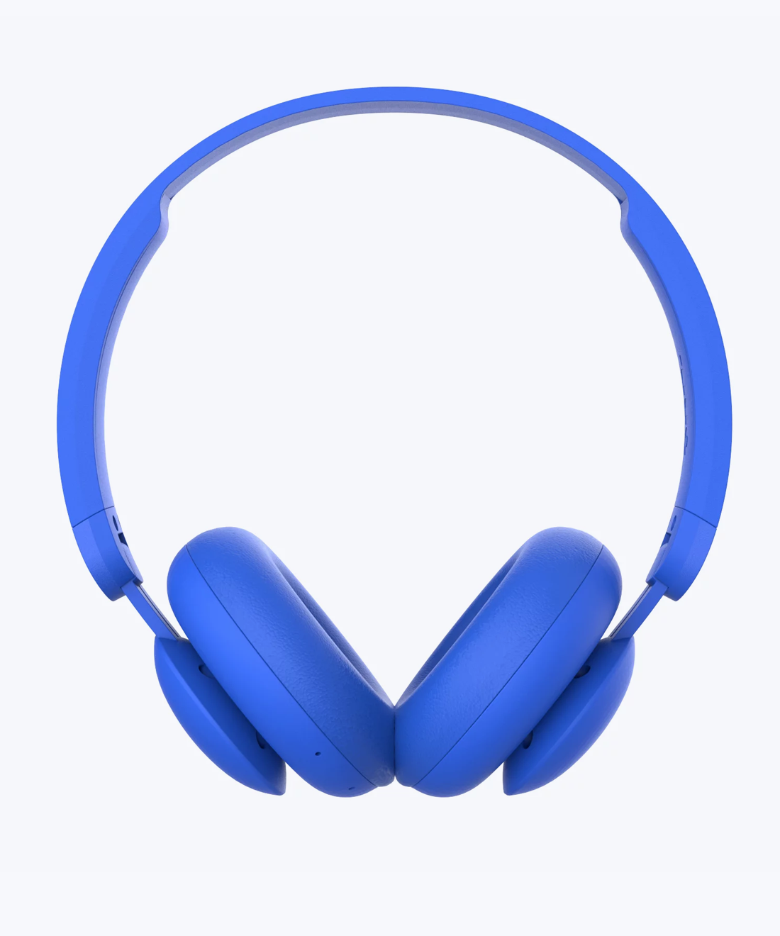 Electric blue headset