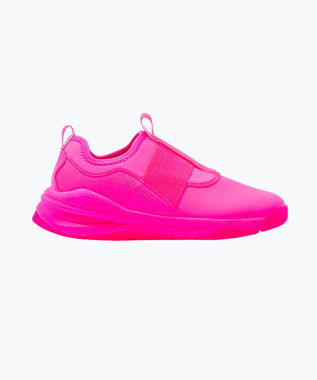 Pink slip-on sneakers